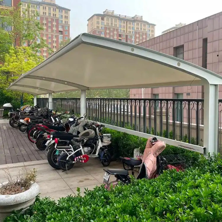 岫岩满族自治县膜结构电动车棚